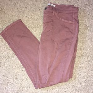 Kancan dusty rose colored skinnie